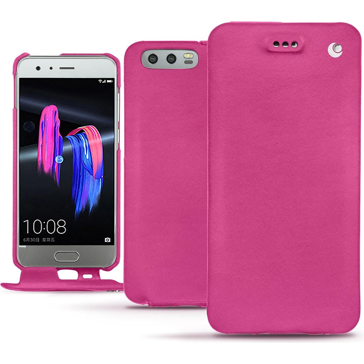 Thumbnail - Noreve Lederschutzhülle vertikal (Honor 9), Smartphone Hülle, Rosa