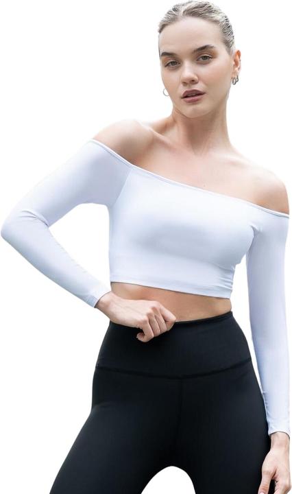 Immagine prodotto Lismina 083 Comfortlux Tshirt Off Shoulder a maniche lunghe (L)