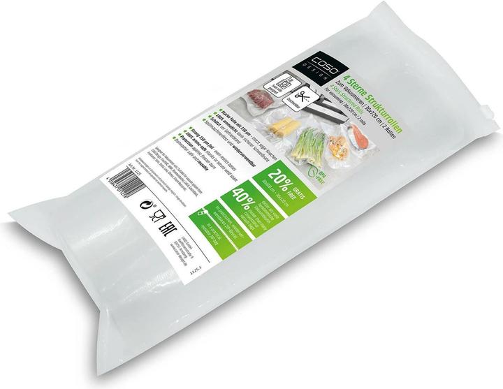 Actual product image Caso Strukturrollen 4 Sterne 30 x 720 cm, 2 Stück (2x)