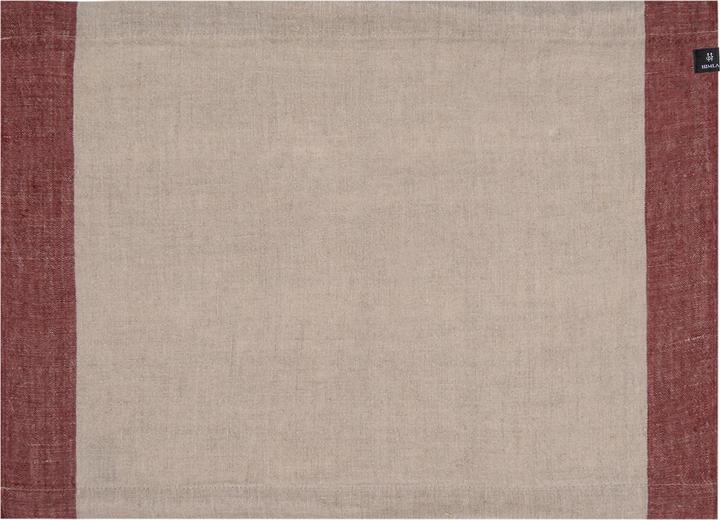 Himla 140 cm x 45 cm Tischset Randolf 2er Set lingonberry natural (2 Stk., 45 x 45 cm)