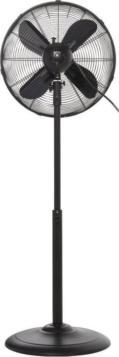 Produktbild Sygonix Standventilator 50 W (Ø x H) 445 mm x 1300 mm Schwarz Oszillierend, Hö