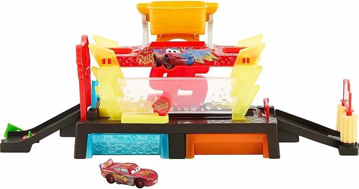 Actual product image Disney Pixar Cars Color Changers Lightning McQueen Autowaschanlage