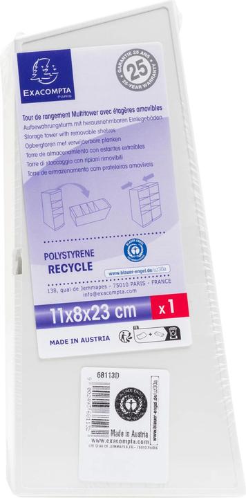 Image du produit Exacompta Multitower, 110x82x230 mm, AutentiK