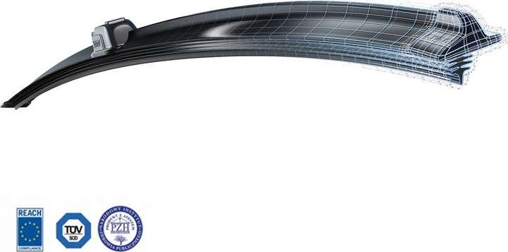 Actual product image Oximo Front windscreen wiper for Peugeot 108 saloon 2014 to 2022
