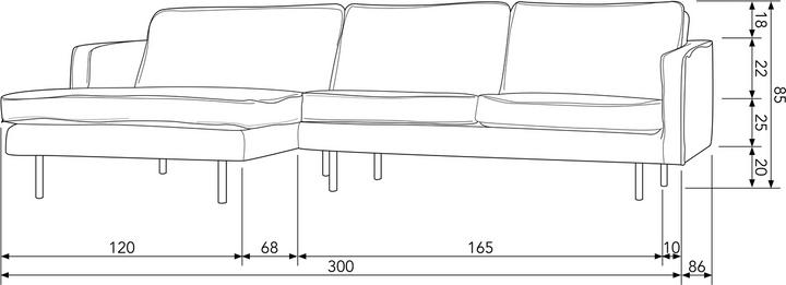 Image du produit BePureHome Rodeo (Canapé d'angle)