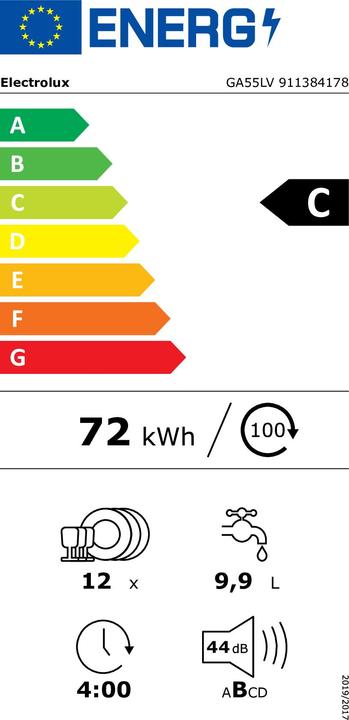 Energie-Label Electrolux GA55LV