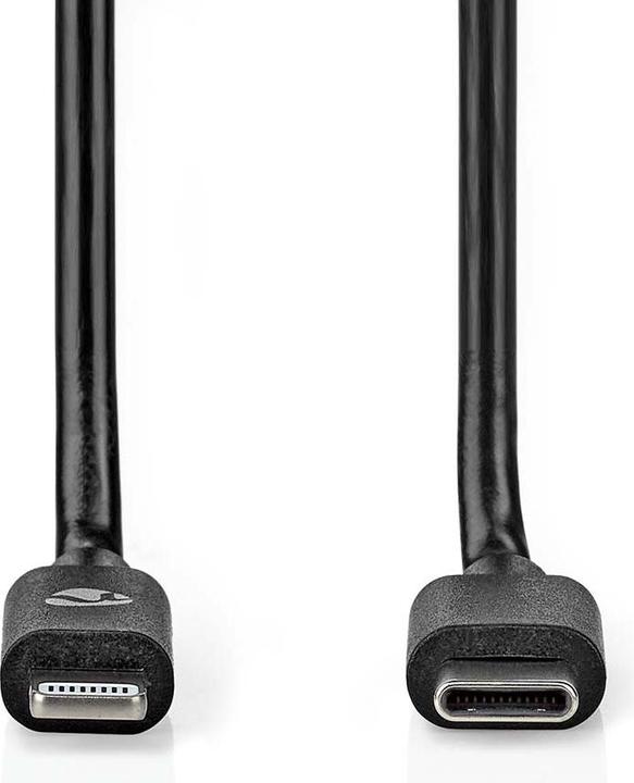 Actual product image Nedis Lightning Cable | USB 2.0 | Apple Lightning 8-Pin | USB-C™ Plug | 480 Mbps | Nickel-plated | 1 (1 m, USB 2.0, 18 W)