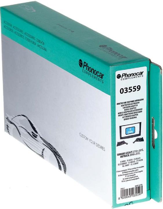 Produktbild Phonocar Kit Radioblende schwarz Subaru