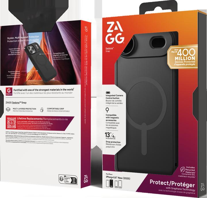 Produktbild Zagg Case für Apple iPhone Air Sedona Snap flood black (Apple iPhone Air)