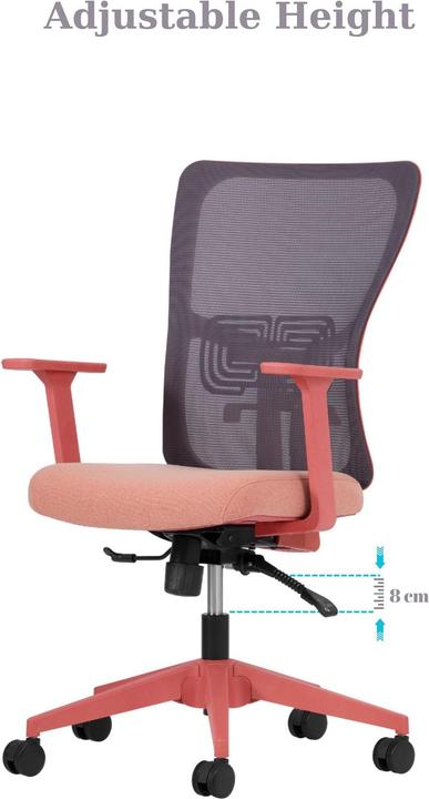 Image du produit Kalune Design Lumbar 108 Salmon Office Chair