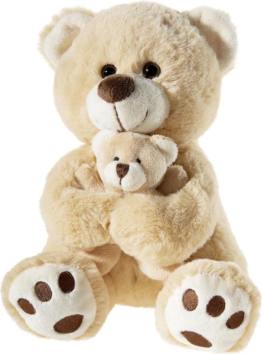 Produktbild Heunec Bär hellbraun mit Baby (25 cm)