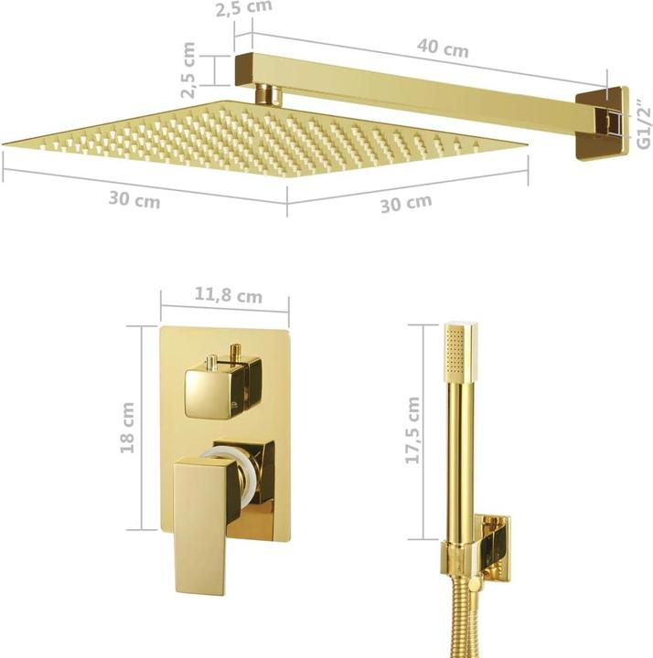 Produktbild vidaXL Duschsystem