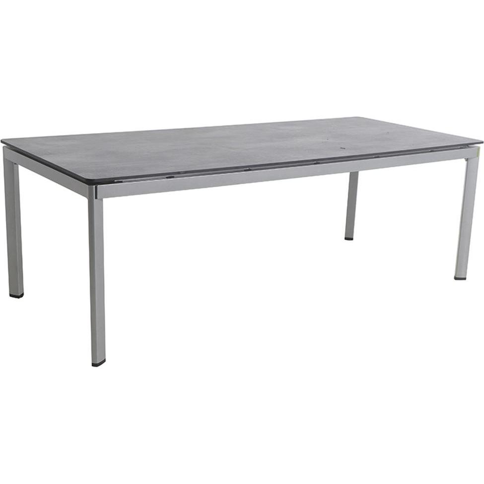 Royal Garden, Gartentisch + Balkontisch, Alutapo Dining Tisch Aluminium/HPL 220x95 cm (95 cm)
