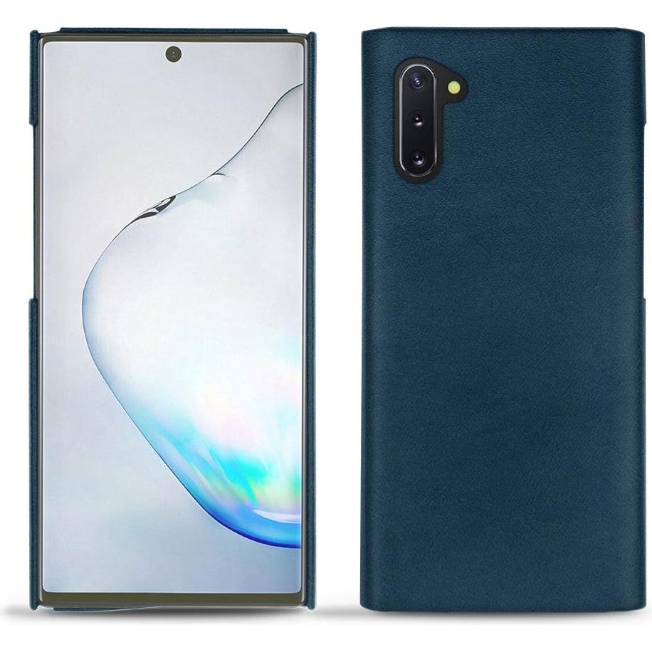 Noreve Lederschutzhülle (Samsung Galaxy Note 10), Smartphone Hülle, Blau