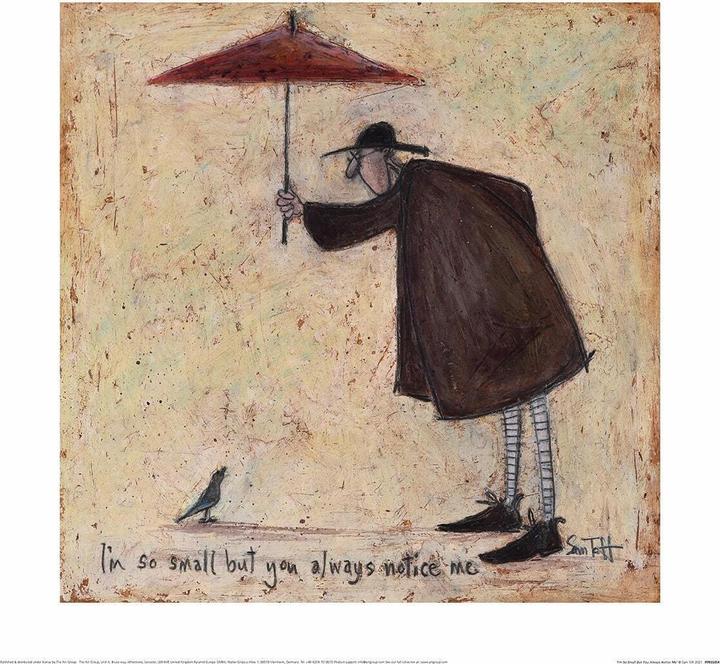 Immagine prodotto Sam Toft Murale Sono così piccolo ma tu mi noti sempre (40 x 40 cm)