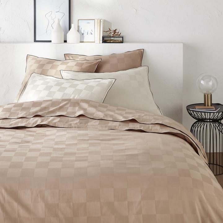 Image du produit La Redoute Interieurs Victor Damier (Taie d'oreiller, 65 x 100 cm)