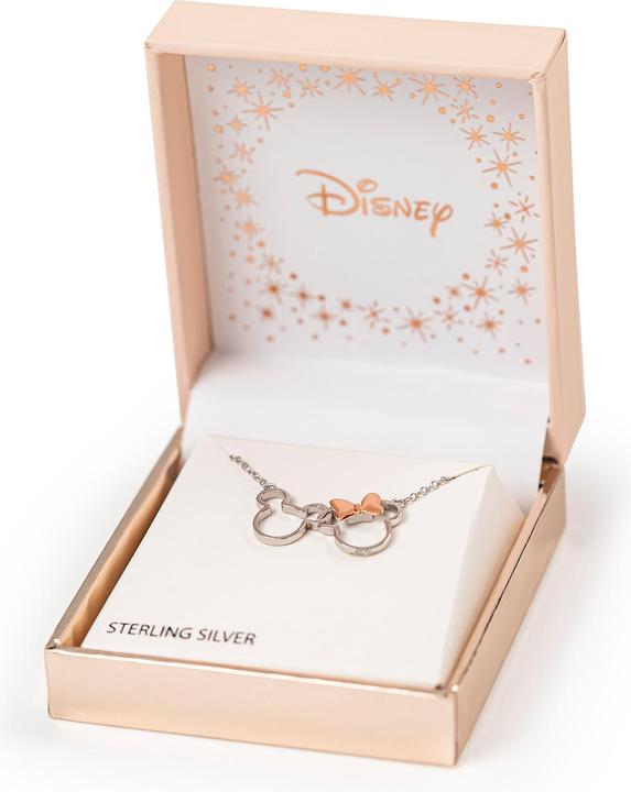 Produktbild Peers Hardy MICKEY & MINNIE - Collier en Laiton Plaqué Argent & Rose Doré (Sterling Silber)
