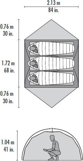 Immagine prodotto Msr Elisir 3 (Tenda a cupola, 3.10 kg, 3 persone)