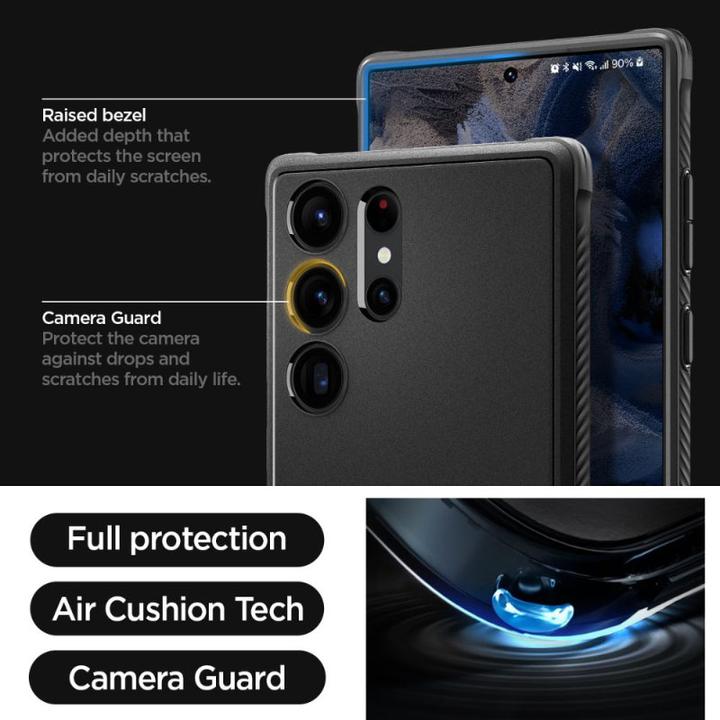 Actual product image Spigen Rugged Armor (Samsung Galaxy S23 Ultra)