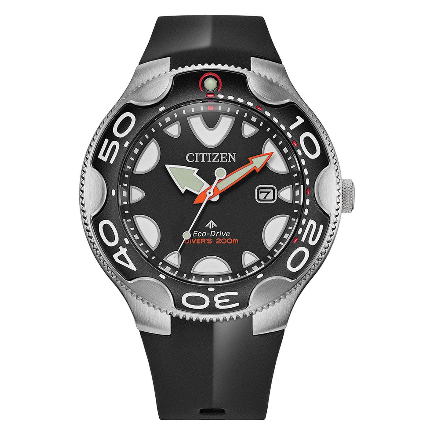 Citizen, Armbanduhr, BN0230-04E Promaster Orca Divers Herrenuhr 46mm 20ATM, Schwarz, (Taucheruhr, 46 mm)
