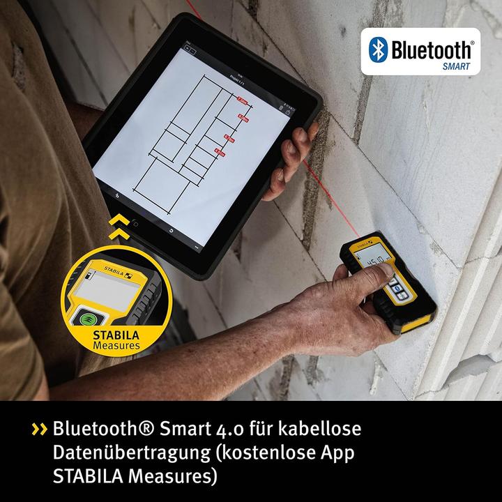 Actual product image Stabila LD 250 BT Laser distance meter (50 m, 635 nm)