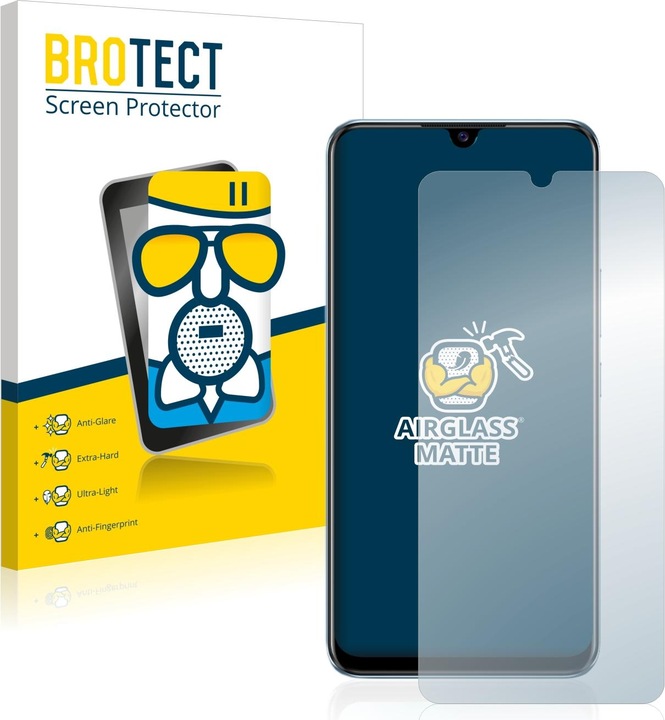 Actual product image BROTECT AirGlass Glass Matte (1 Piece, Vivo V20 SE)