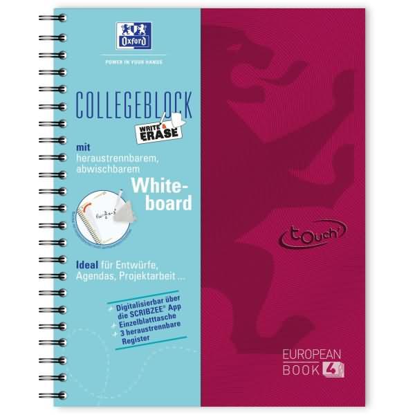 Actual product image Oxford European Book (A4+, Checked, Hardcover)