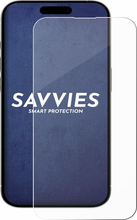 Actual product image Savvies Armoured glass screen protector (1 pcs., Apple iPhone 15 Plus)
