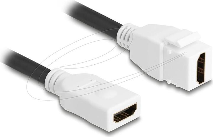 Produktbild Delock Keystone Modul Kabel HDMI Buchse zu Buchse 8K 60 Hz 2 (0.20 m)