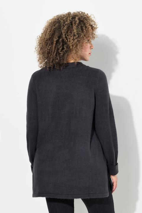 Immagine prodotto Ulla Popken Pullover, Stehkragen, Kordel, Taschen, Langarm (42, 44)
