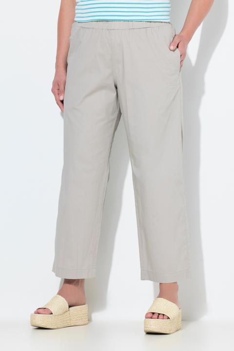 Produktbild Ulla Popken 7/8-Chinohose Ruby, Elastikbund, weites, gerades Bein (42)