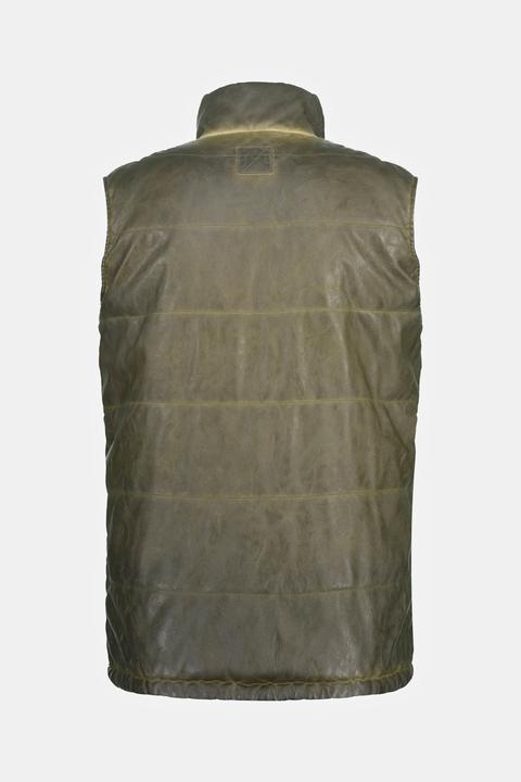 Immagine prodotto JP1880 Gilet trapuntato per l'outdoor in similpelle vintage con collo alto, fino alla tg. 8XL (4XL)