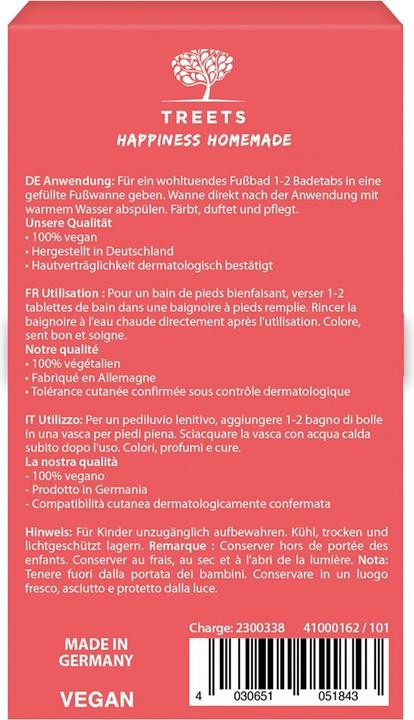 Produktbild Tinti Treets Badetabs 4er Set Little Foot (dfi) (MQ13) (Badekugeln)