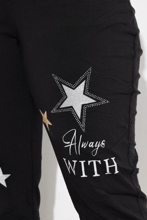Actual product image Angel of Style Hose, Jogg-Style, Crash mit Sternendruck (46)