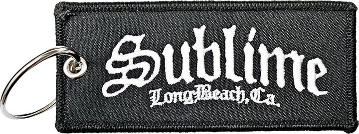 Actual product image Sublime Long Beach C.A Double Sided Patch Logo Keyring
