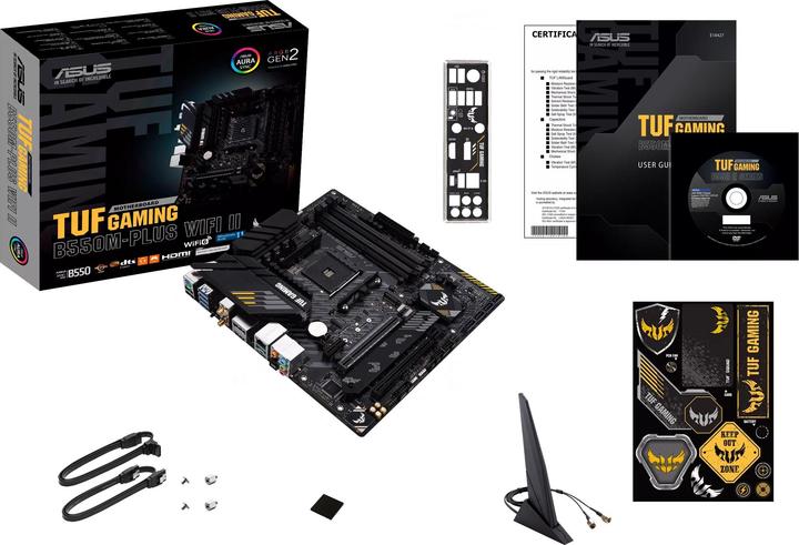 Productafbeelding ASUS MB TUF GAMING -PLUS WI-FI II AMD,AM4,DDR4 (AM4, AMD B550, mATX)