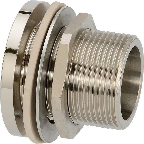 Actual product image Cemo Screw-in thread 1" brass nickel-plated