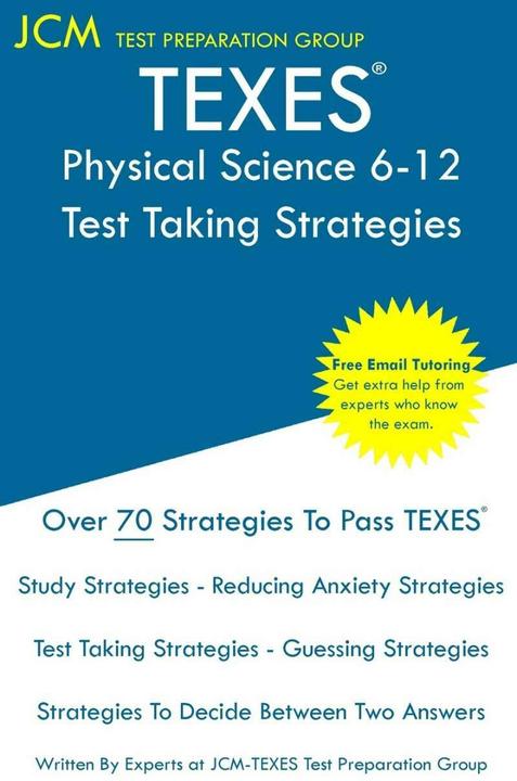 Image du produit TEXES Physical Science 6-12 - Test Taking Strategies (Anglais, Groupe de préparation des essais Jcm-Texes, 2019)