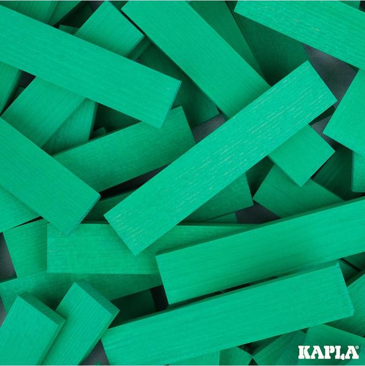 Actual product image Kapla - 40 SQUARES - Colored planks light green