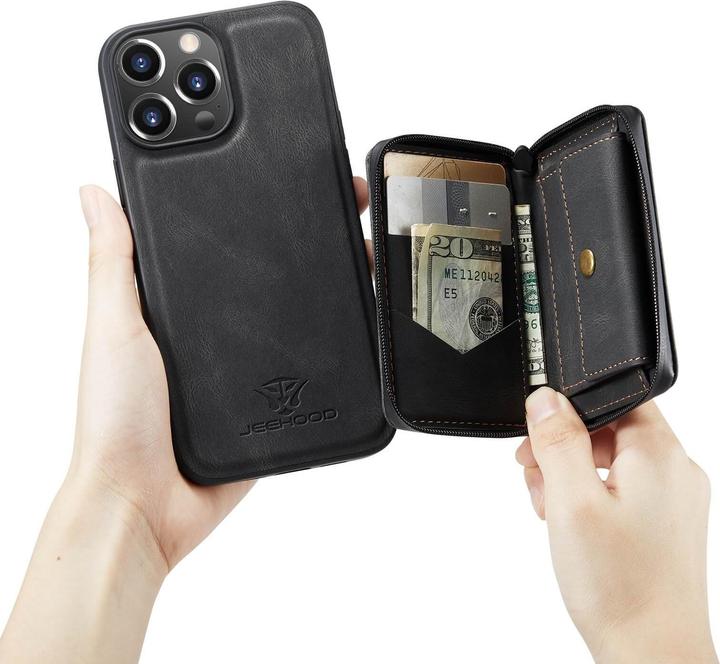 Image du produit Cover-Discount iPhone 14 Pro - Étui avec étui pour cartes de crédit noir (Apple iPhone 14 Pro)