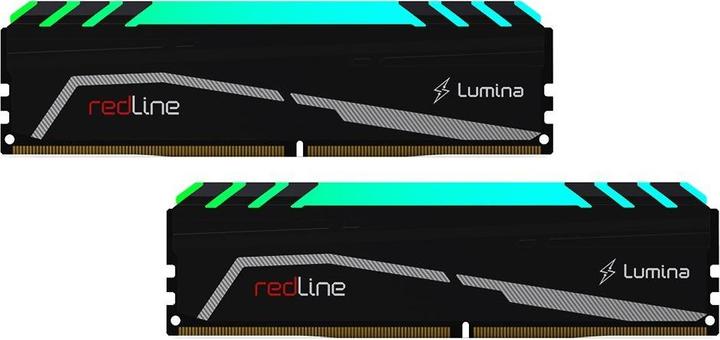 Actual product image Mushkin DIMM 64 GB DDR5-6400 (2x 32 GB) dual kit (black, MLA5C640A77P32GX2, Redline Lumina) (2 x 32GB, 6400 MHz, DDR5 RAM, DIMM)