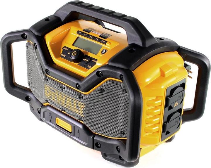 Image du produit DeWalt DCR 027 P1 Radio sans fil DAB+ 10,8-18,0 V + 2x batterie 5,0 Ah + chargeur (DAB+ DAB, FM, Bluetooth)
