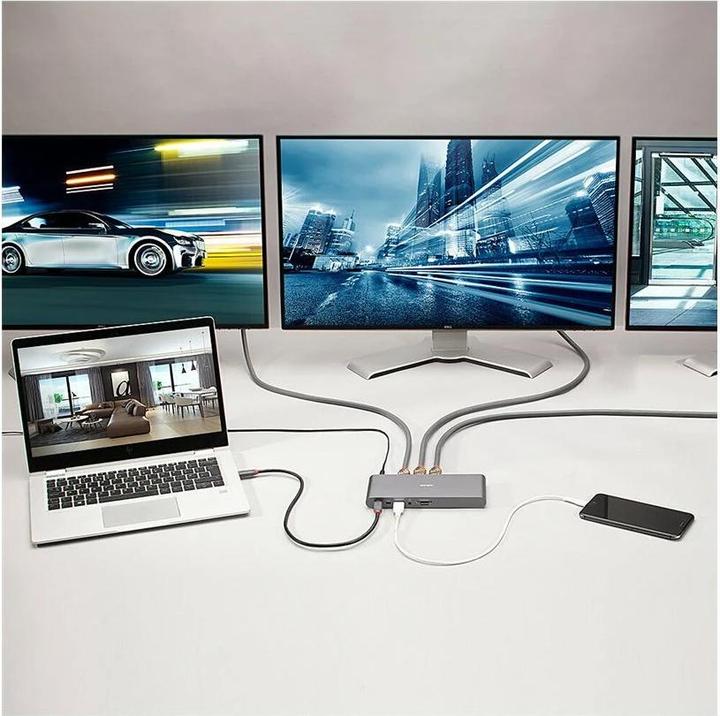 Immagine prodotto Lindy Docking station USB 3.2 Tipo C per computer portatili (USB-C, 3 porte)