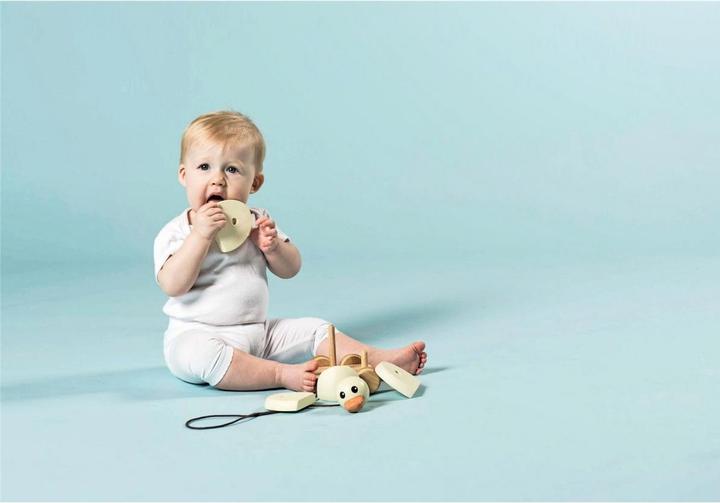 Actual product image Hevea Pull-along duck toy