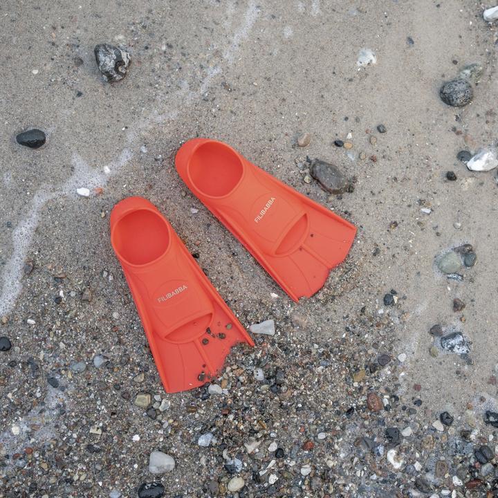 Actual product image Filibabba Swim fins size 27-29 - Warm Red