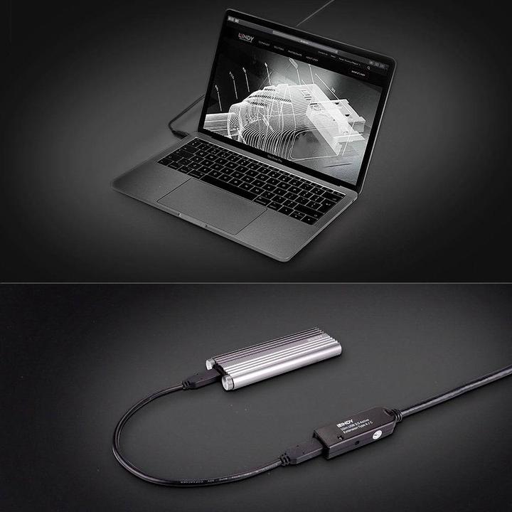 Produktbild Lindy 10m USB 3.0 Active Extension Type A to C (10 m, USB 3.2 Gen 1)