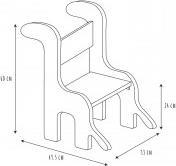 Produktbild Home Deco Kids Kinderstuhl dino (Kinderstuhl)