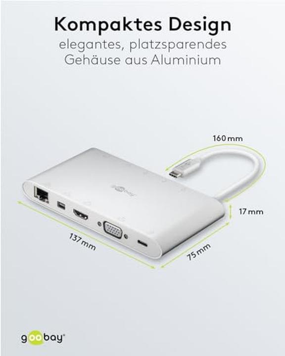 Immagine prodotto Goobay USB-C Multiport-Adapter (USB-C, 11 porte)