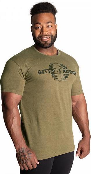 Actual product image Better Bodies Recruit Tee Army Green Melange (XL)
