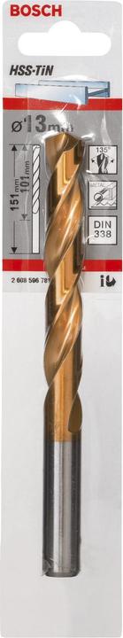 Actual product image Bosch Professional Zubehör Metal drill HSS-TiN, DIN 338, 13 x 101 x 151 mm (13 mm)